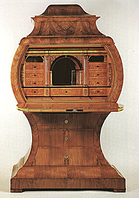 A graceful Beidermeier secretary.