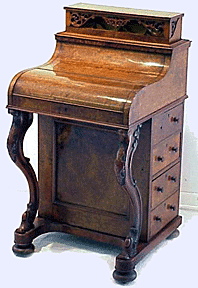 An English Davenport desk.
