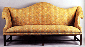 Chippendale sofa.