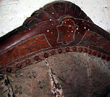 Renaissance Revival rocker detail.