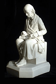 Parian doctor statue.