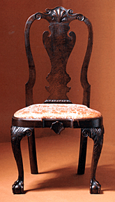 A fine Queen Anne chair.