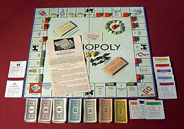 Monopoly Second Edition board game.