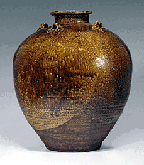 A 13th-century Chinese tea jar.