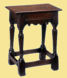 A small Jacobean Revival side table.