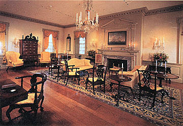 Room at Winterthur Museum and Gardens in Wilmington, Delaware.